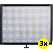 Bresser Sh-1200 Led-spotlight 3 Enheter