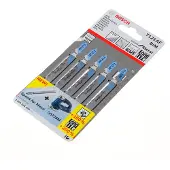 Bosch speed for Metal T 121 AF - Sticksågblad - för tunn metallplåt, perforated steel sheets - 5 delar - T-skaft - längd: 92 mm
