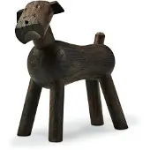 Kay bojesen träfigur - Hund Tim - 8 cm - Rökt Ek - - One Size - Dekoration