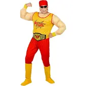 Widmann Wrestling Mästare Maskeraddräkt - Small