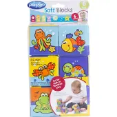 Playgro Badleksaker - 6 st. - Blå - - One Size - Badleksaker