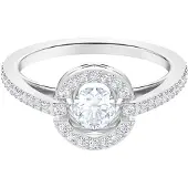 Swarovski Sparkling Dance Rund Ring Damring Silver 5482516 Box (Random Color),58