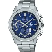 Casio Edifice Watch - - Kronograf - Vattentät 10 Atm - Armband i rostfritt stål - Safirglas