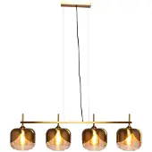 Kare Design pendellampa Golden Goblet, dimbar, Mässing / guld, Vardagsrum / matsal, Metall, Design, Pendellampa
