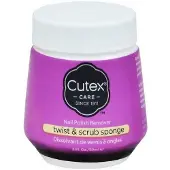 Cutex Svamp Nagellackborttagare Twist & Scrub 52 ml