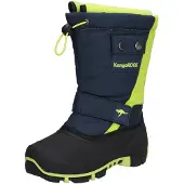 Kangaroos Snöboots 'Kanga-Bean II' marinblå / limette / svart