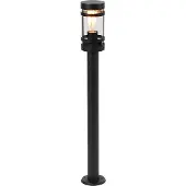 QAZQA Modern utomhuslampa svart 80 cm IP44 - Gleam