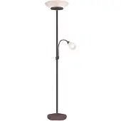 TRIO Leuchten Uplight Gerry, Brun / rost, Vardagsrum / matsal, Metall, Modern, Golvlampa