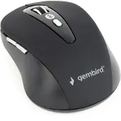 Gembird MUSWB-6B-01 - Mus - optisk - 6 knappar - trådlös - Bluetooth 3.0 - svart - blåsa
