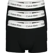 Calvin Klein 3 Pack Low Rise Trunks - Cotton Stretch - - Black - Men - L