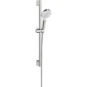Hansgrohe Crometta duschsats Vario EcoSmart 9 l/min med 65 cm duschstång & Ø100 mm handdusch