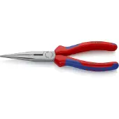 Knipex 26 12 200 Verkstad Flat rundtång Rak Vanadin-elektrostål 200 mm