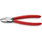 Knipex 70 01 180, Avbitartång, Kromvanadinstål, Plast, Röd, 180 mm, 200 g