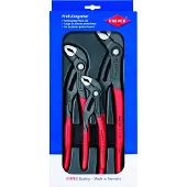 Knipex 00 20 09 V02 Polygrip-set Verkstad 3 delar Videoinspelning per knapptryck, Självklämeffekt, Fininställning