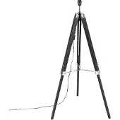 QAZQA Golvlampa svart utan skärm - Tripod