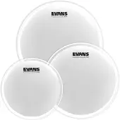 Evans UV2 Coated Fusion Tom Pack 10" 12" 14" Heads & EQ PODS Pack