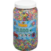 HAMA Beads Hama midi pärlor 13000st pastell mix