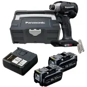 Panasonic slagborr-/skruvdragare 18V EY76A1+ Systainer + 2x 5.0Ah + laddare