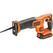 Black & Decker Batteridriven tigersåg BDCR18E1-QW; 18 V; 1x2,5 Ah batt.