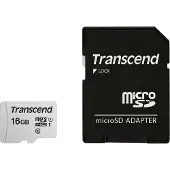 Transcend Transcend: Minneskort MicroSDHC-kort U1 16GB