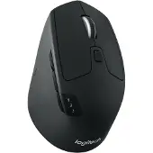 Logitech M720 Triathlon - Mus - högerhänt - optisk - 7 knappar - trådlös - Bluetooth, 2.4 GHz - trådlös USB-mottagare