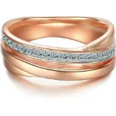 Trilani Ring roséguld / transparent