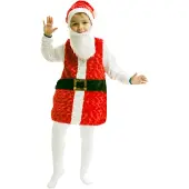 MOM Uppblåsbar Jultomte Junior-kostym