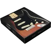 Fender Strat SSS Texas Special Pre-wired Plektrumskydd Svartvitt