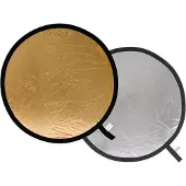 Lastolite - Hopfällbar reflektor - silver/guld - Ø76 cm