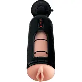 Pipedream Elite Mega Milker - vibrerande, penis?mjölkande konstgjord vagina (svart)