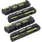 Swissstop Kit 4 Rim Pad Race Pro Black Carbon Fälgbromsbelägg