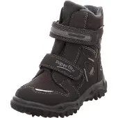 Superfit Snöboots 'Husky' mörkbrun / grå / pastelllila / vit