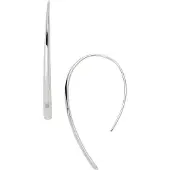 Fossil örhängen Bevel Hoop JF01702040