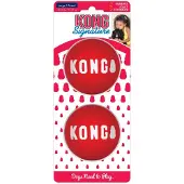 Kong Signature Balls hundleksak (2 stycken)