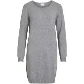 Vila Ril Knit Klänning Med Långa ärmar