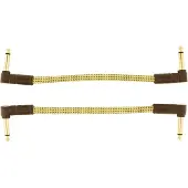 Fender Deluxe 6-tums Förlängningskabel 2- Pack Tweed