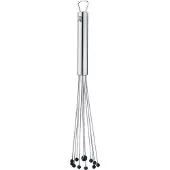 WMF 1873006030, Rund visp, Svart, Rostfritt stål, Silikon, Rostfritt stål, Rostfritt stål, Upphängningshål, 260 ° C