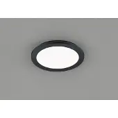 TRIO Leuchten LED taklampa Camillus, dimbar, Svart, Hall, Syntetmaterial, Modern, LED-taklampa