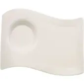 Villeroy & Boch New Wave Caffè Party Plate Stor 22x17cm - Assietter Porslin Vit