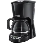 Russell Hobbs Textures Plus 22620-56 - Kaffemaskin - 10 koppar - högglansig/mattsvart
