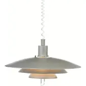 Markslöjd Taklampa , KIRKENES, dimbara, Grå, Vardagsrum, Metall, Modern