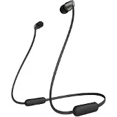 Sony WI-C310 trådlösa Bluetooth in-ear-hörlurar med mikrofon, svart