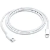 Apple Lightning till USB-C Kabel 1m bulk - Vit