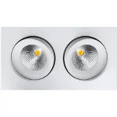 SG ARMATUREN Downlight Junistar Isosafe LED 2x7W DTW vit