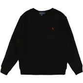 Ralph Lauren Sweatshirt - Core Replen - Svart - - 8 år (128) - Sweatshirt