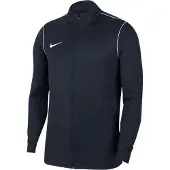 Nike Dri-fit Park 20 Marinblå Topp Med Dragkedja
