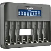 Jupio USB 8-slots Octo Battery Charger LCD AA/AAA