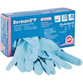 OTTO SCHACHNER Engångshandskar Dermatril 743 blå stl M/8