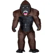 Widmann Uppblåsbar gorilladräkt