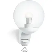 Steinel L 585 S 005917 Utomhusväggbelysning med rörelsedetektor Lågenergilampa, LED E27 60 W Vit